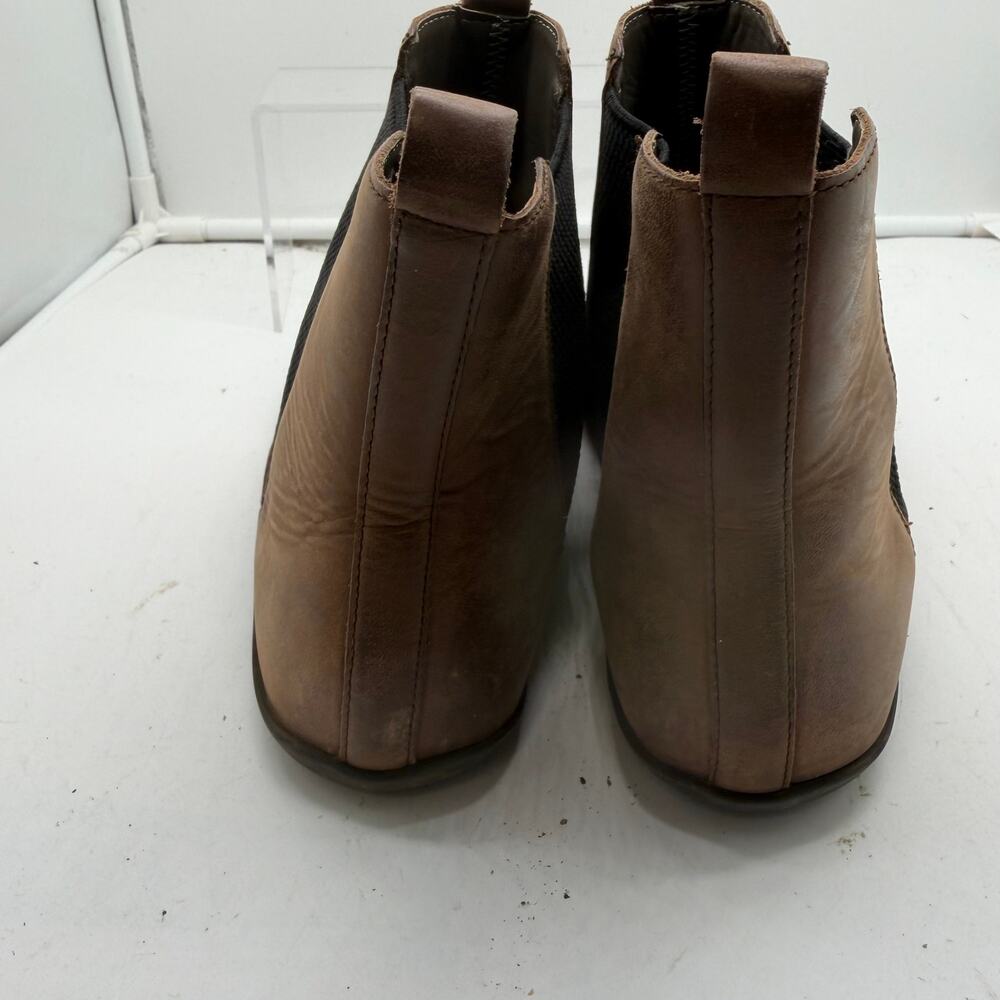 Joe Nimble Chelsea Boot Mens 12 Brown Barefoot Leather Slip On - Picture 7 of 10
